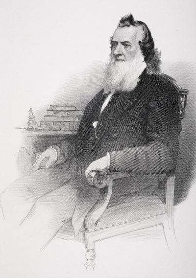 Portrait of Gideon Welles (1802-78) by Mathew B. Brady